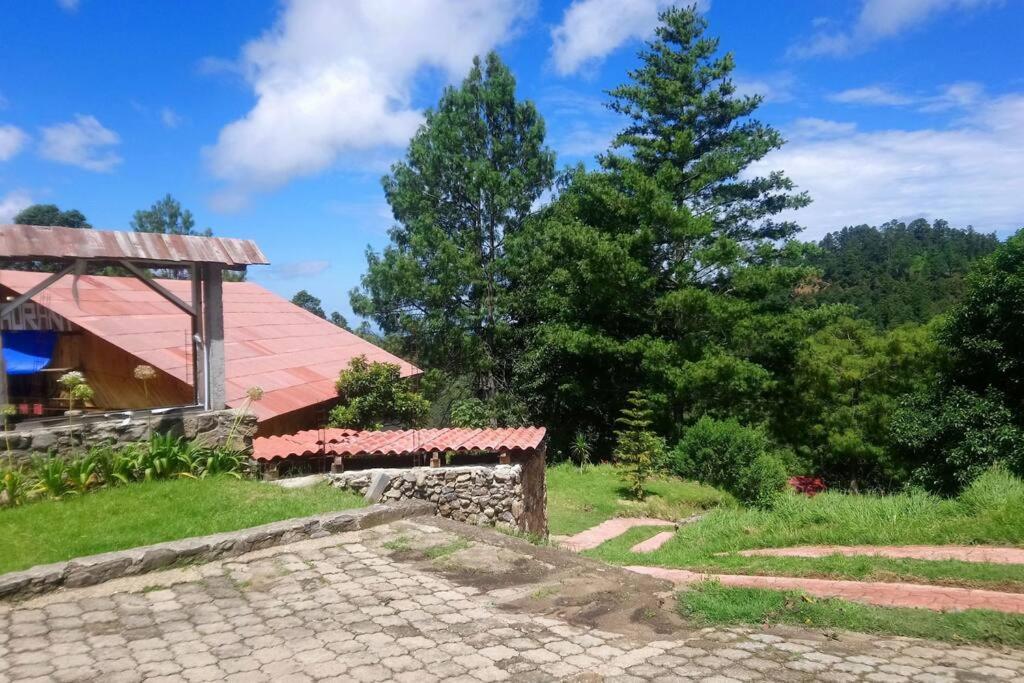 Cabana Con Banera Y Chimeneas En Puesta De Sol El Pacifico Екстериор снимка