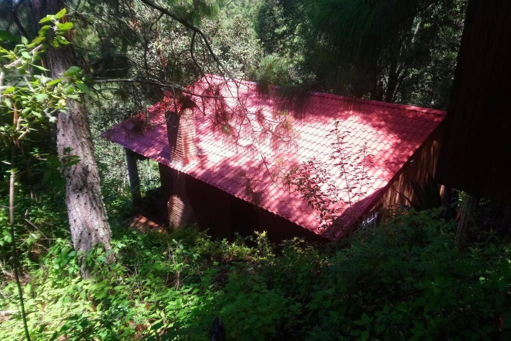 Cabana Con Banera Y Chimeneas En Puesta De Sol El Pacifico Екстериор снимка