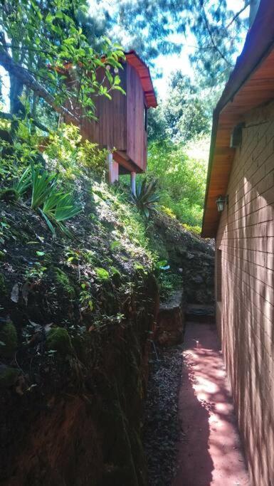 Cabana Con Banera Y Chimeneas En Puesta De Sol El Pacifico Екстериор снимка